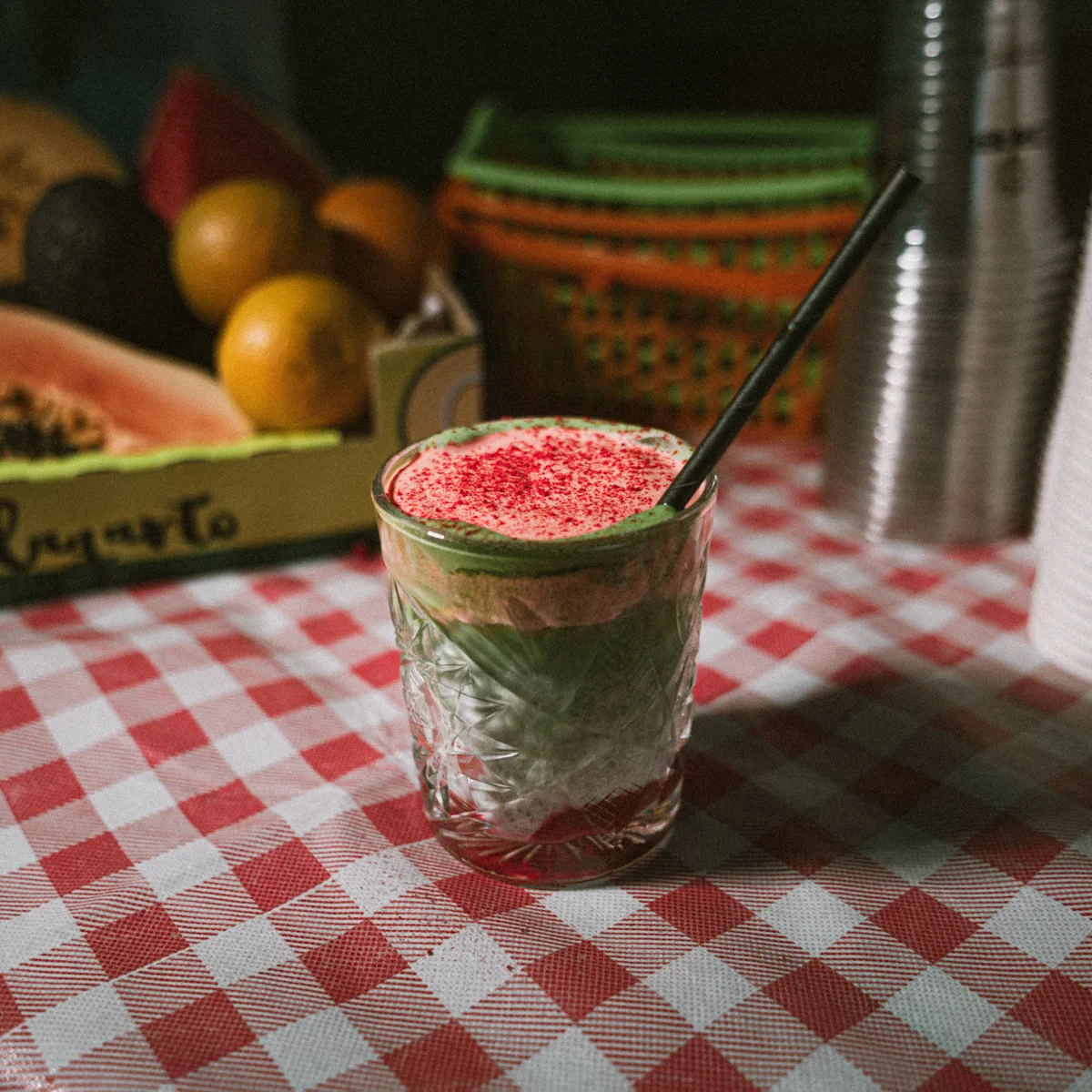 Matcha Latte & Fresa